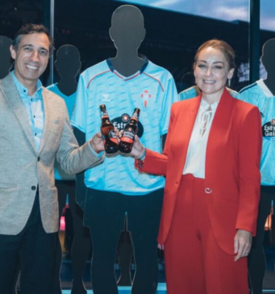 El Celta y Estrella Galicia renuevan un año más su patrocinio | Ulises Galicia